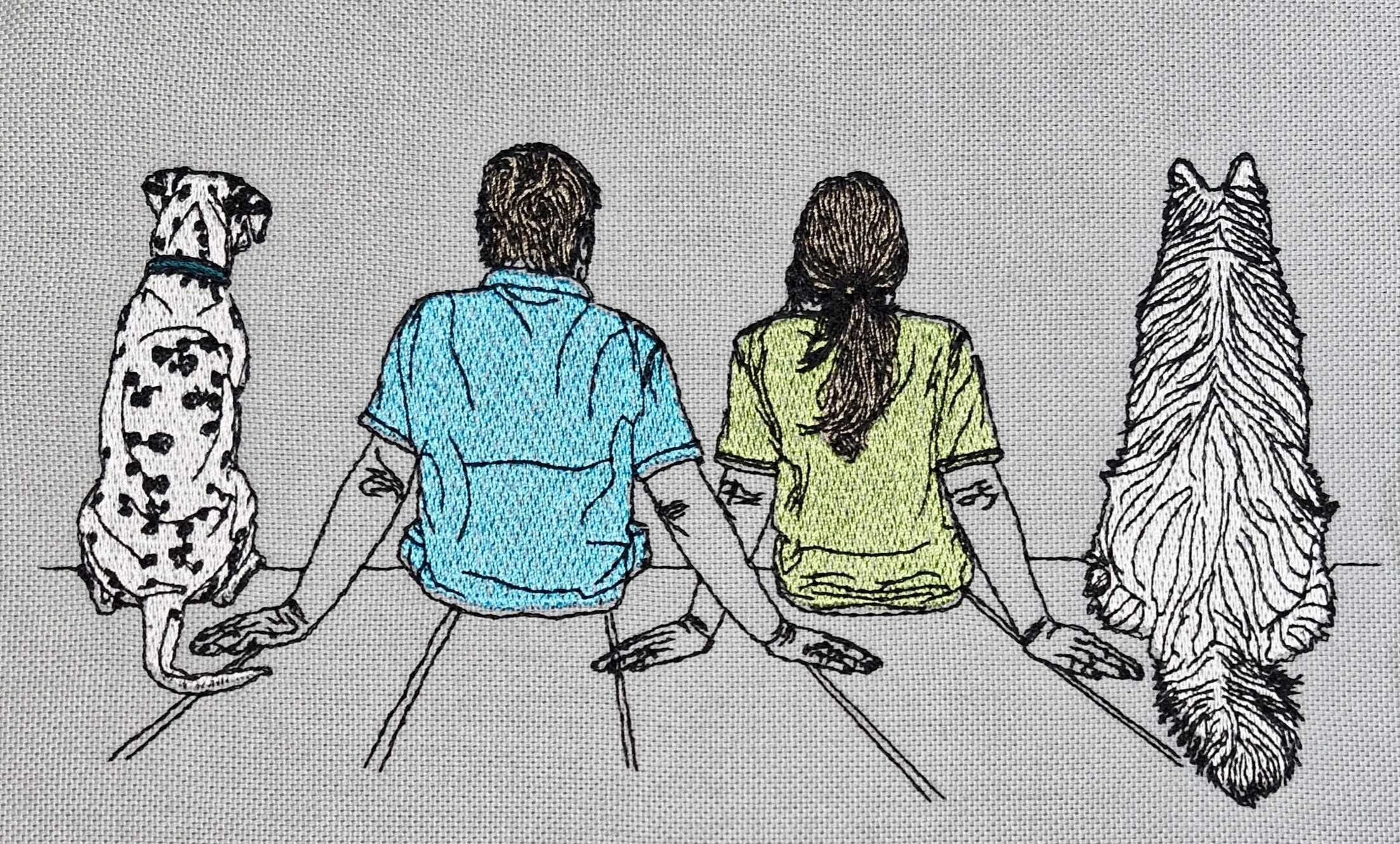 gestickter Dalmatiner